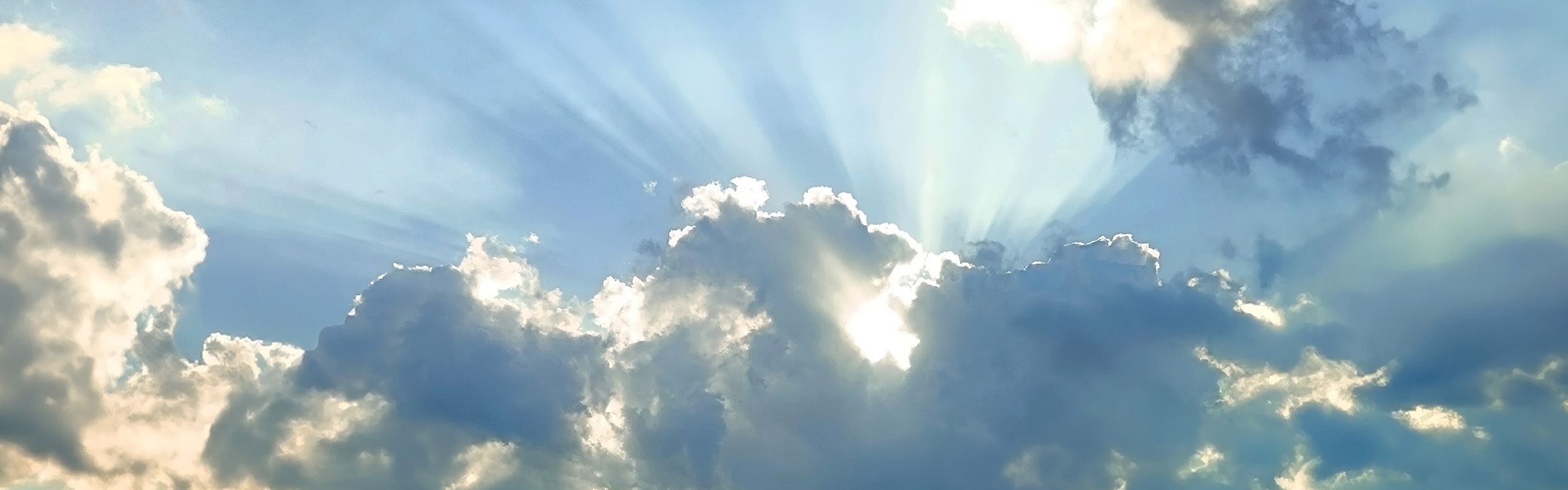 blue sky clouds sunrise